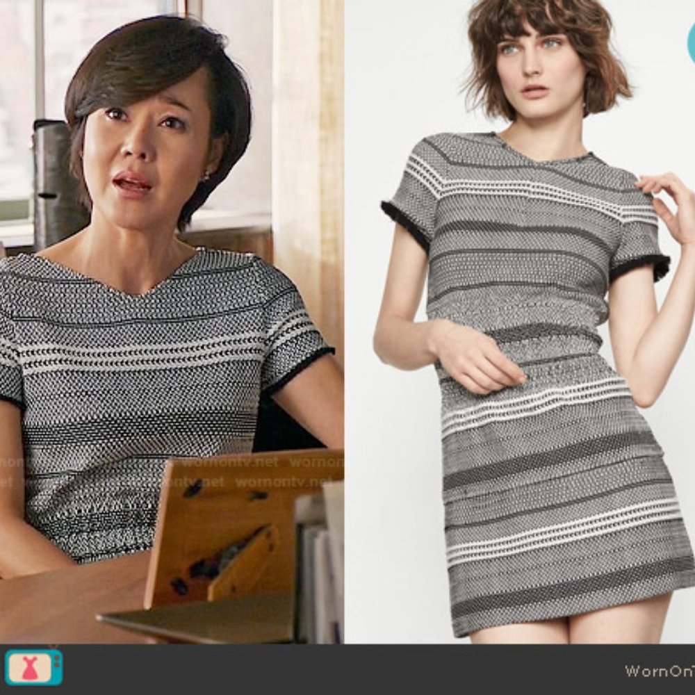 Maje Jacquard Stretch Dress